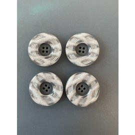 Knoop rond 35mm 2838-54 lichtgrijs per stuk