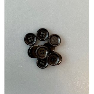 Copy of knoop rond 16mm 98-28 zwart per stuk