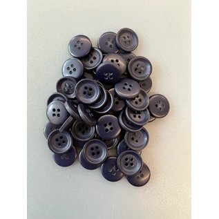 Copy of knoop rond 22mm 46-36 donkerblauw per stuk