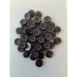 knoop rond 19mm 46-24 donkerblauw per stuk