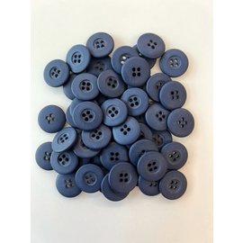 knoop rond 17mm 46-28 donkerblauw per stuk