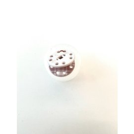 Drukknoop rond 15mm geruit 2781-24 lila per stuk
