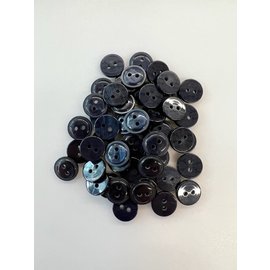 knoop rond 12mm 46-20 donkerblauw per stuk