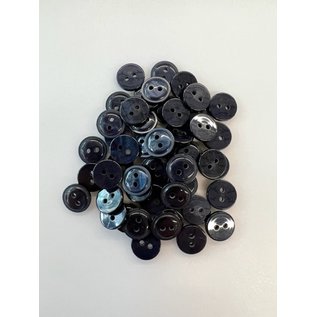 Copy of knoop rond 15mm 46-24 donkerblauw per stuk