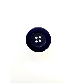 knoop rond 24mm 46-40 donkerblauw per stuk