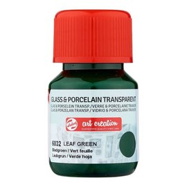 Talens Glass & Porcelain Transparant Fles 30 ml Bladgroen 6032