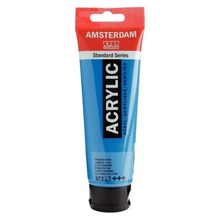 Amsterdam Amsterdam Acrylverf Tube 120 ml 572 Primaircyaan