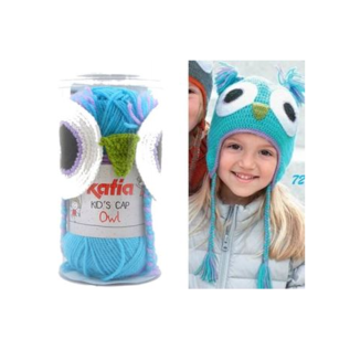 PROMO - Muts uiltje haakpakket turquoise