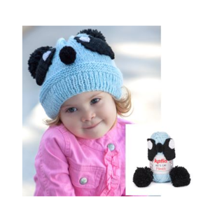 Katia Muts panda breipakket Blauw