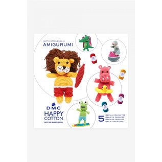 DMC Book n°10 Crochet Happy Cotton, 5 motifs plage