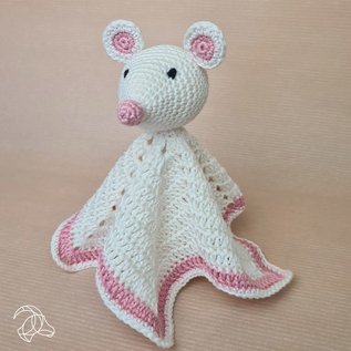 HardiCraft DIY Crochet Kit - Knuffeldoekje Muis