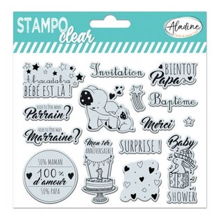 Clear stamps "Baby - Bébé"