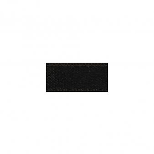 Satijnlint, zwart, 7mm, 10m