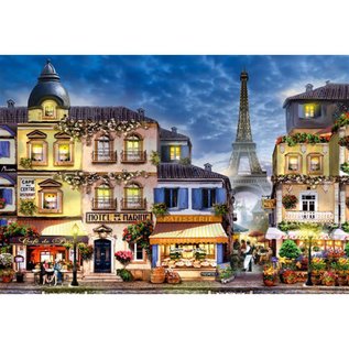 Wooden City 2in1 Houten Legpuzzel, Breakfast in Paris, 37,5x25,4cm