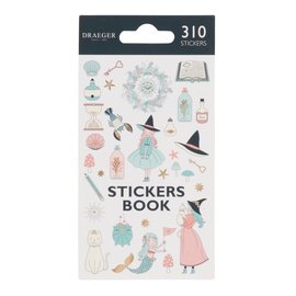 Zelfklevende stickers - Heksen en Zeemeerminnen - 310 stuks