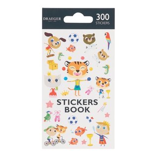 Zelfklevende stickers - Grappige dieren - 300 stuks