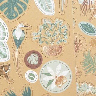 Safari decoratie sticker kit