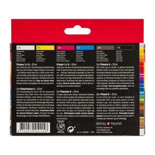 Amsterdam Standard Series acrylverf primaire set | 6 × 20 ml