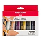 Amsterdam Standard Series acrylverf portret set | 6 × 20 ml