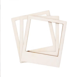 Set houten polaroidframes