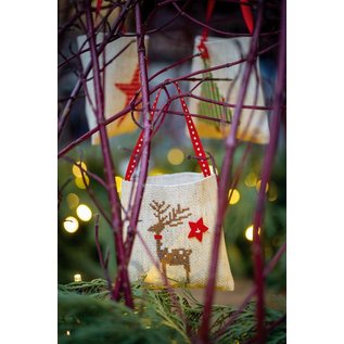 Cadeauzakje kit Kerst set van 3
