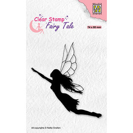 Clear stamps Fairy Tale "flying elf" 74x80 mm