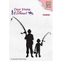Nellie's Choice Clear Stamps sports "Fisherman" 79x80mm