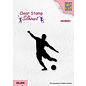 Nellie's Choice Clear Stamps sports "soccer player" 46x40mm