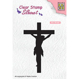 Nellie's Choice Silhouet clear stamps "Kruis" 43x70mm