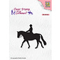 Nellie's Choice Clear Stamps silhouettes "horseman" 59x48mm