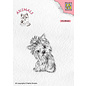 Nellie's Choice Silhouette Clear Stamps animals: dog "Yorkshire terrier" (41x55mm)