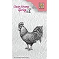 Nellie's Choice Clear stamps Spring "Rooster" (5,0x5,9cm)