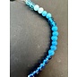 Streng parels mix Blauw - turquoise