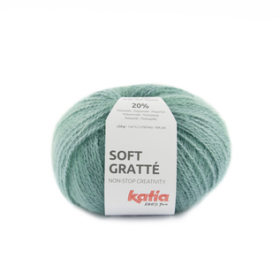 Katia SOFT GRATTÉ 84 Groenblauw bad 50565