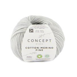 Katia COTTON-MERINO FINE 97 Blauwgrijs bad 49829