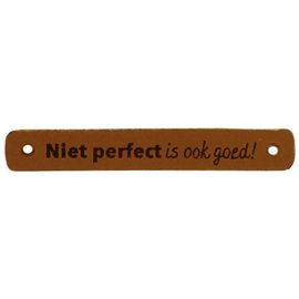 Leren Label Niet Perfect is ook goed!  2st.