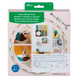 Clover Punch needle Hoop