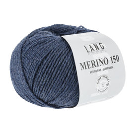 Lang Yarns MERINO 150 0234 blauw bad 7387