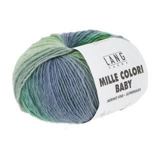 Lang Yarns MILLE COLORI BABY 845.0207 groen bad 8810