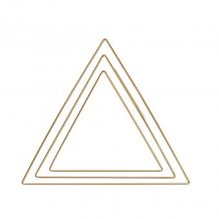 Rayher Metalen dromenvanger ringen driehoek gesorteerd goud