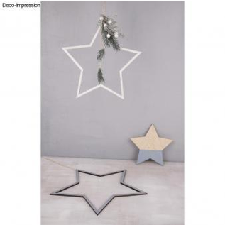 Rayher Houten Ster set, FSC Mix Credit naturel