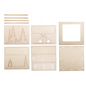 Rayher Houten bouwset 3D lijst Winterland