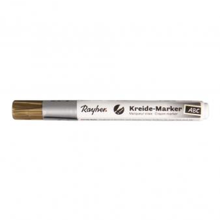 Krijt-marker, oenpunt 2-6mm, briljant goud