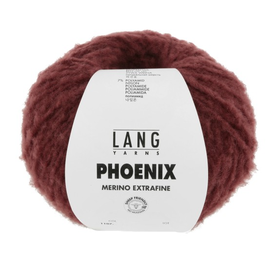 Lang Yarns Phoenix  Merino Extrafine 64 Bordeaux bad 980