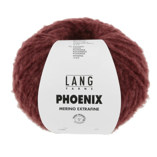 Lang Yarns Phoenix  Merino Extrafine 64 Bordeaux bad 980