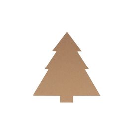 Silhouette kerstboom 23x25cm