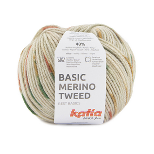 Katia BASIC MERINO TWEED 402 Steen grijs-Bruin-Roest bruin bad 57063