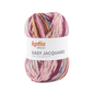 Katia EASY JACQUARD 403 Kauwgom roze-Oranje-Water blauw bad 54936