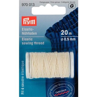 prym ELASTISCH NAAIGAREN 0,5mm G.WIT