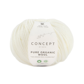 Katia PURE ORGANIC WOOL 50 Ecru bad 54343